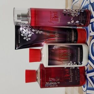 Bath & Body Works Forever Red 4pc Set